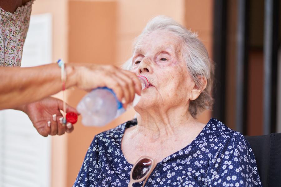 La déshydratation chez les personnes âgées